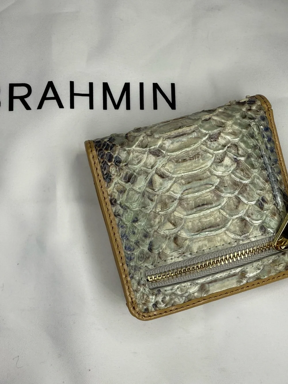 Brahmin Jane bifold wallet in Haven Roxanne